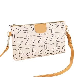 Faux leather shoulder bag